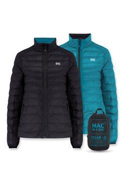 Пуховик Mac in a Sac POLAR REVERSIBLE DOWN JACKET WMS Black/Teal (S) 9250 фото