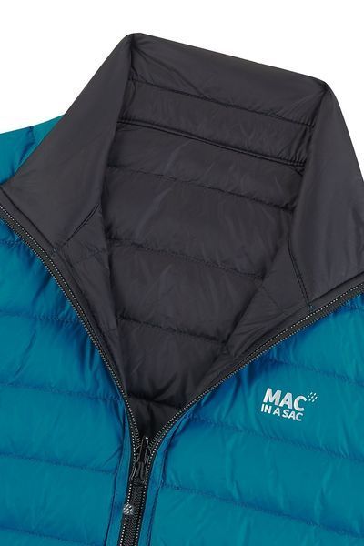 Пуховик Mac in a Sac POLAR REVERSIBLE DOWN JACKET WMS Black/Teal (S) 9250 фото