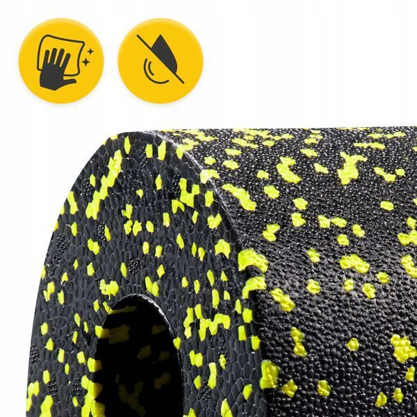 Масажний ролик 4FIZJO Mini Foam Roller 15 x 5.3 см (валик, роллер) Black/Yellow (P-5907222931790) 50001914 фото