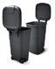 Бак для мусора Prosperplast Wheeler 110 л, графит 1651046280 фото 4