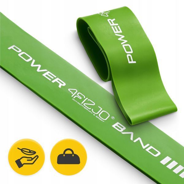 Резинка для фітнесу 4FIZJO Mini Power Band 1 мм 10-15 кг Green (P-5907222931615) 50001397 фото