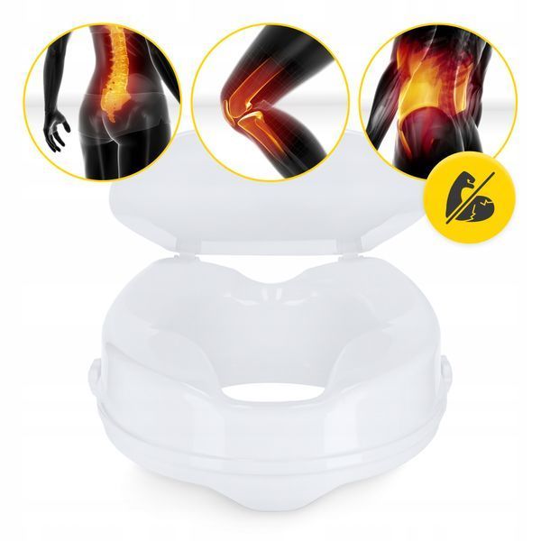 Насадка (надставка) на унітаз 4FIZJO 15 см White (P-5905973406444) 50005645 фото