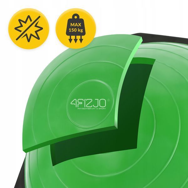 Балансувальна платформа 4FIZJO Bosu Ball 60 см Green (P-5907222931486) 50001762 фото