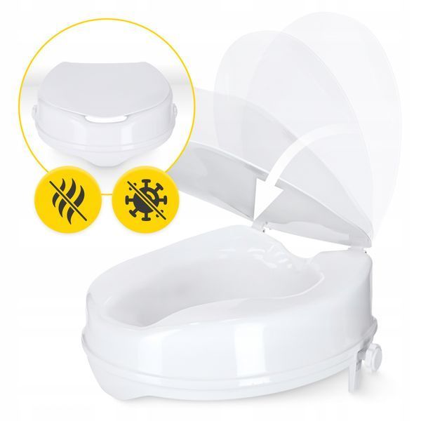Насадка (надставка) на унітаз 4FIZJO 15 см White (P-5905973406444) 50005645 фото