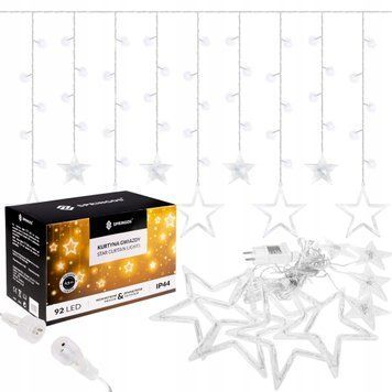 Гірлянда бахрома вулична (зовнішня) Springos 2 м 92 LED CL4009 Cold White 50002504 фото