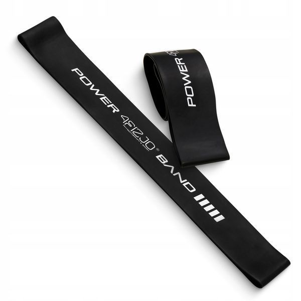 Резинка для фітнесу 4FIZJO Mini Power Band 1.2 мм 15-20 кг Black (P-5907222931622) 50001398 фото
