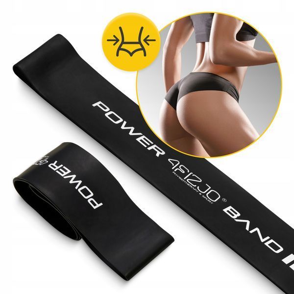 Резинка для фітнесу 4FIZJO Mini Power Band 1.2 мм 15-20 кг Black (P-5907222931622) 50001398 фото