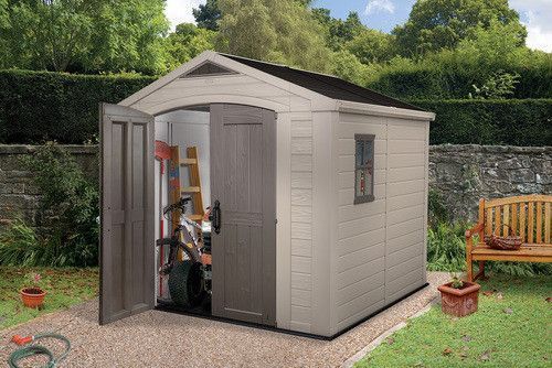Садовый пластиковый домик KETER FACTOR 8x8 897957441 фото