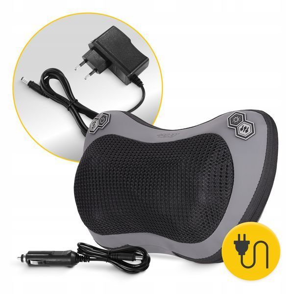 Подушка-масажер 4FIZJO Shiatsu Pro+ Black (P-5907739319159) 50004766 фото