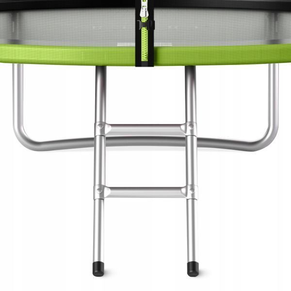 Батут із зовнішньою сіткою 4FIZJO Classic 12FT 374 см Black/Green (P-5907739312914) 50005370 фото