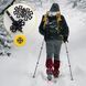 Треккинговые палки Mountain Goat Peak+ 65-135 см Черный/Розовый (P-5905973404648) 50005320 фото 6