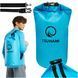 TSUNAMI Dry Pack 30 л водонепроницаемый небесно-голубой герметичный пакет (P-5907739313270) 50003739 фото 4