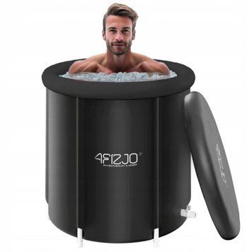 Кріо ванна для крижаного купання 4FIZJO 320 л надувна Black (P-5905973400619) 50005421 фото