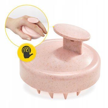 Щітка-масажер 4FIZJO для миття голови Light Pink (P-5907739315175) 50003879 фото