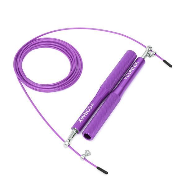Скакалка швидкісна для кросфіту Cornix Speed Rope XR-0159 Purple 50004497 фото