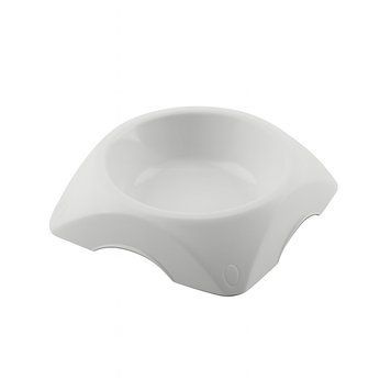 Миска для корма пластиковая 19,4x19,4x4,7h, 0,6 л, серый 30004052 фото