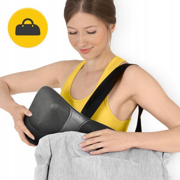 Подушка-масажер 4FIZJO Shiatsu Ultra+ Black (P-5907739319173) 50004768 фото