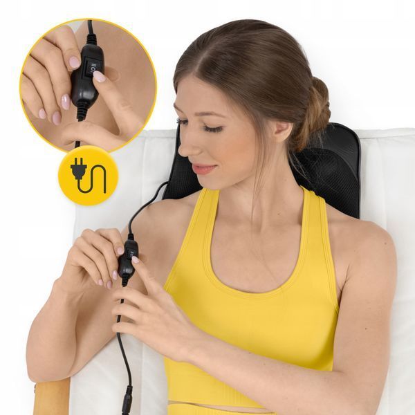 Подушка-масажер 4FIZJO Shiatsu Ultra+ Black (P-5907739319173) 50004768 фото