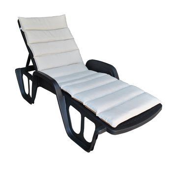 Матрас для шезлонга Ost-Fran ONDA texsilk бежевый FL-709/700, 188х57х5 см 30002381 фото