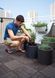 Набор горшков для цветов Keter Cylinder Planter Set, коричневый 894914605 фото 5
