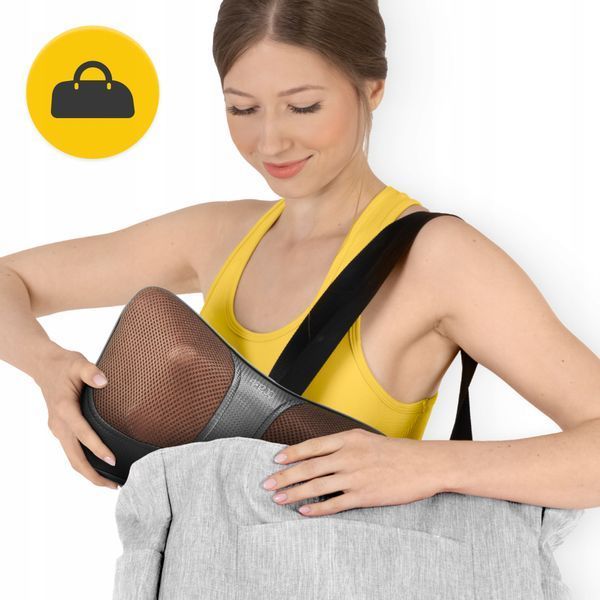 Подушка-масажер 4FIZJO Shiatsu Ultra+ Brown (P-5907739319180) 50004769 фото