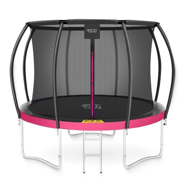 Батут із внутрішньою сіткою 4FIZJO PRO 10FT 312 см Black/Pink (P-5907739314604) 50004826 фото