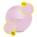М'яч для фітнесу (фітбол) Cornix 75 см Anti-Burst XR-0367 Light Pink 50005268 фото 2