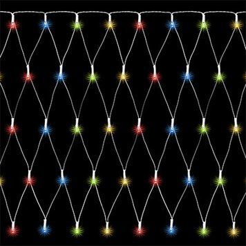 Гірлянда 2х2 м., "Сітка" "Jumi", 200 LED, колір мультикольорова 1091328917 фото
