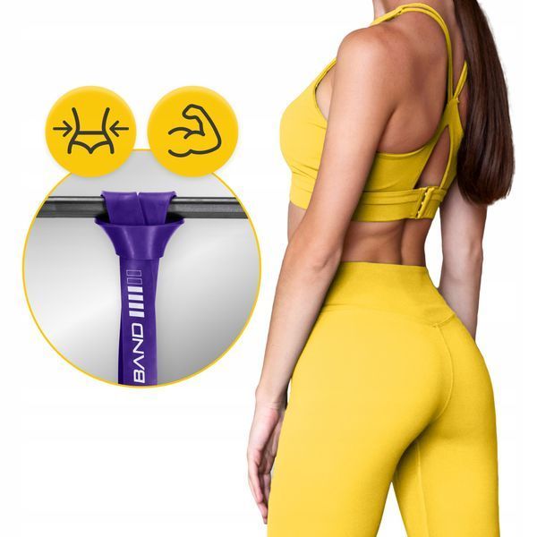 Еспандер-петля 4FIZJO Power Band 32 мм 17-26 кг резинка для фітнесу і спорту Violet (P-5907222931073) 50001995 фото