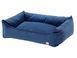 Лежак для собаки eGarden Velvet Lounge 50x30х22 велюр gray violet світло-синій 6013 фото
