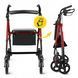 Роллер для ходьби 4FIZJO складний, зі сумкою Black/Red (P-5905973406901) 50005626 фото 8