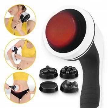 Ручний антицелюлітний масажер для тіла 4FIZJO Body Shaping 4 в 1 White (P-5907739319111) 50004771 фото