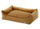 Лежак для собаки eGarden Velvet Lounge 60x40х22велюр leather brown світло-коричневий 6014 фото 1