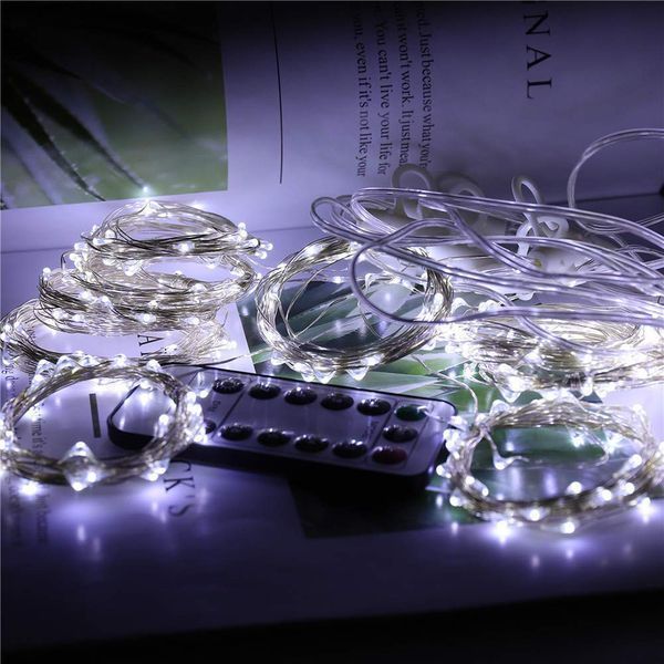 Гирлянда водопад (штора) Springos 2 x 2 м 400 LED CL0098 Холодный белый 50003336 фото