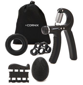 Набір еспандерів Cornix Hand Grip Workout Kit 5 шт XR-0269 Black 50005121 фото