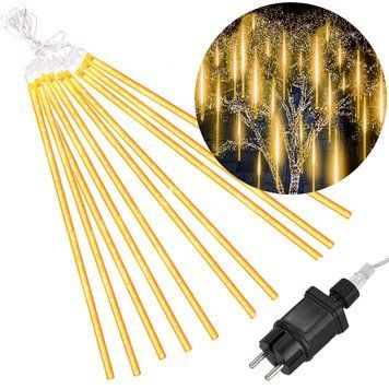 Гірлянда метеоритний дощ Springos 4 м 480 LED CL1212 Warm White 50003353 фото