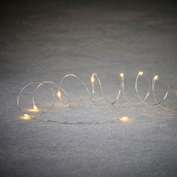 Гирлянда "Струна" серебряная, "Luca Lighting", 8 м, цвет теплый белый 1288917398 фото