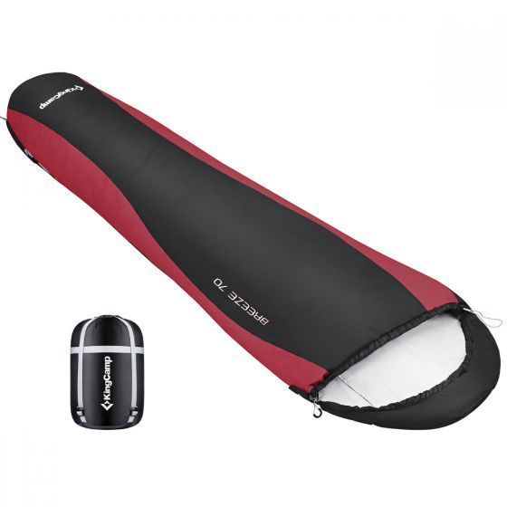 Спальний мішок KingCamp BREEZE 70(KS2020) R BLACK 15349 фото