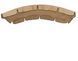 Тент (крыша) для качелей с округлой крышей eGarden 120x210 кофейный 4856 фото