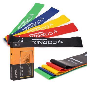 Резинки для фітнесу Cornix Mini Power Band набір 5 шт 1-20 кг XR-0045 50003836 фото