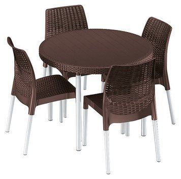 Комплект садових меблів Keter Jersey set, коричневий 894913090 фото
