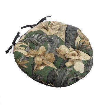 Подушка D.40x8 см лонета Versalles flor verde стьобана 30003743 фото