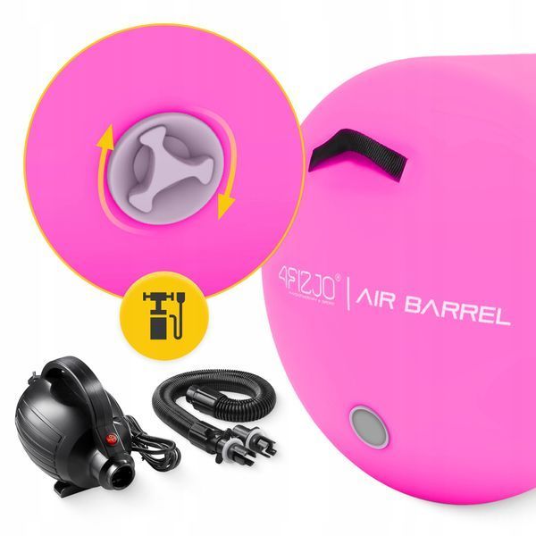 Повітряна бочка для гімнастики 4FIZJO Air Barrel 100 x 75 см Pink (P-5905973405485) 50005480 фото