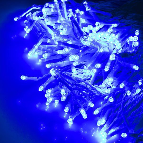 Гирлянда с бахромой уличная (уличная) Springos 3 x 3 м 306 LED Pilot CL4002 Blue 50002526 фото