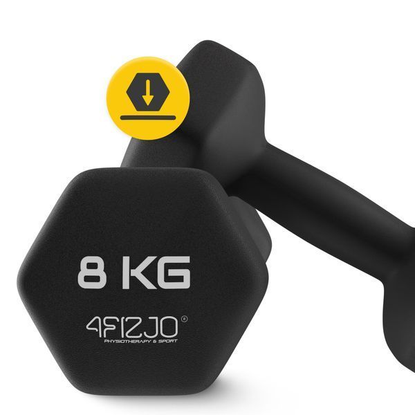 Гантелі вінілові 4FIZJO Classic 2 x 8 кг (P-5905973403214) 50005124 фото
