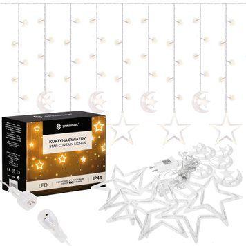Гірлянда бахрома вулична (зовнішня) Springos 2 м 138 LED CL4013 Warm White 50003358 фото