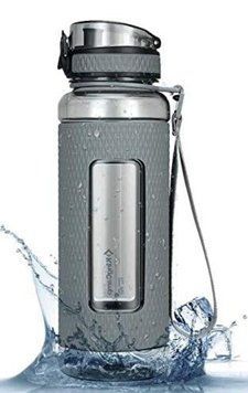 Пляшка для води KingCamp SILICON TRITAN BOTTLE(KA1144) medium grey 14006 фото