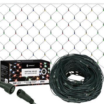 Гірлянда сітка Springos 2 x 2.6 м 160 LED CL4014 Mix 50003359 фото