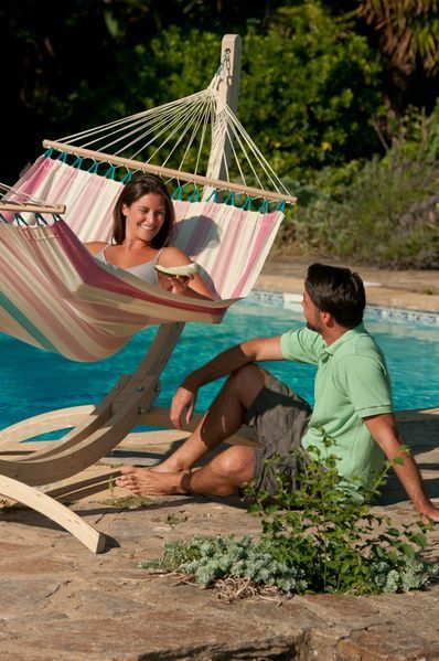 Двухместный гамак с рейками La Siesta Colada COR14-7 lychee 7722 фото
