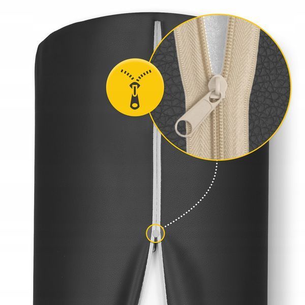 Валик для реабілітації та масажу 4FIZJO 100 x 30 см Black (P-5905973402965) 50005483 фото